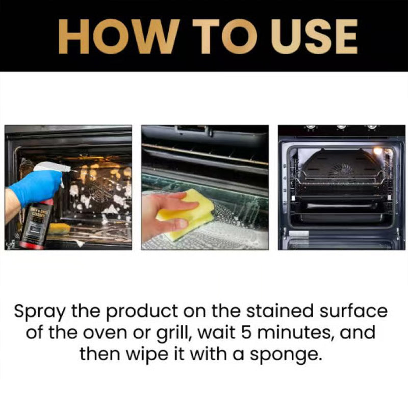 đ§Œ 50% RABATT NU! âš Ugns- och grillrengöringsspray â Löser upp fett pĂ„ 5 minuter, ingen skrubbning och eliminerar lukter đ„