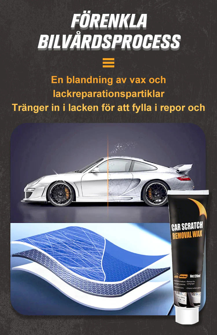 🚗50% RABATT! ✨ Reparationspasta för repor på bilar
