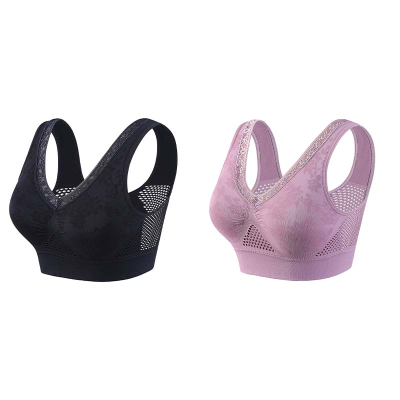 【✨1+1 gratis – 2 st】Bekväm lyftande behå i ren bomull utan knappar