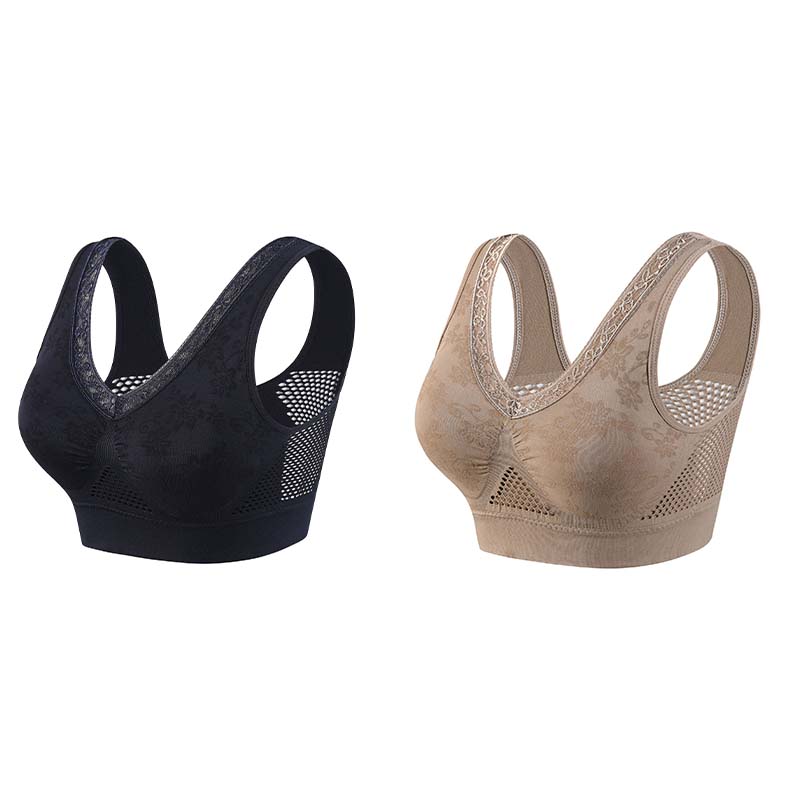 【✨1+1 gratis – 2 st】Bekväm lyftande behå i ren bomull utan knappar