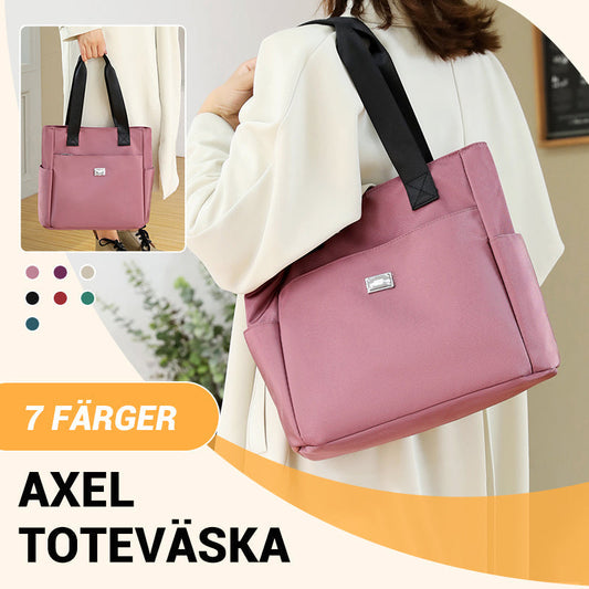 Lätt och vattentät axelväska i nylon