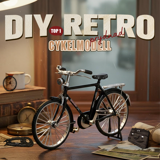 DIY Cykelmodellbyggsats - Detaljerad Skalmodell med Verktyg för Byggande och Utställning 🚴‍♂️🎁