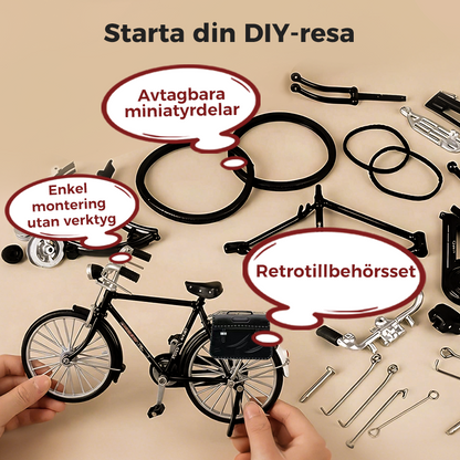 DIY Cykelmodellbyggsats - Detaljerad Skalmodell med Verktyg för Byggande och Utställning 🚴‍♂️🎁