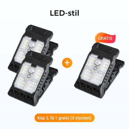 🌿Solcellslampa med rörelsesensor – Köp 2 nu, få 1 gratis! Perfekt för trädgården, balkongen och terrassen! 🏡