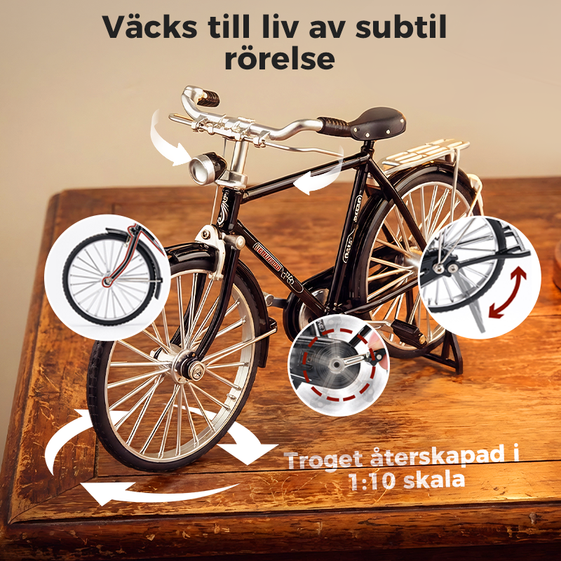 DIY Cykelmodellbyggsats - Detaljerad Skalmodell med Verktyg för Byggande och Utställning 🚴‍♂️🎁