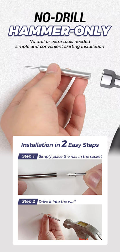 🔨 KÖP 2 FÅ 1 GRATIS! ✨ Sömlösa Sheepshead-spikar – Kolstål, Märker Inte Ytan & Lätt att Installera ⚙️