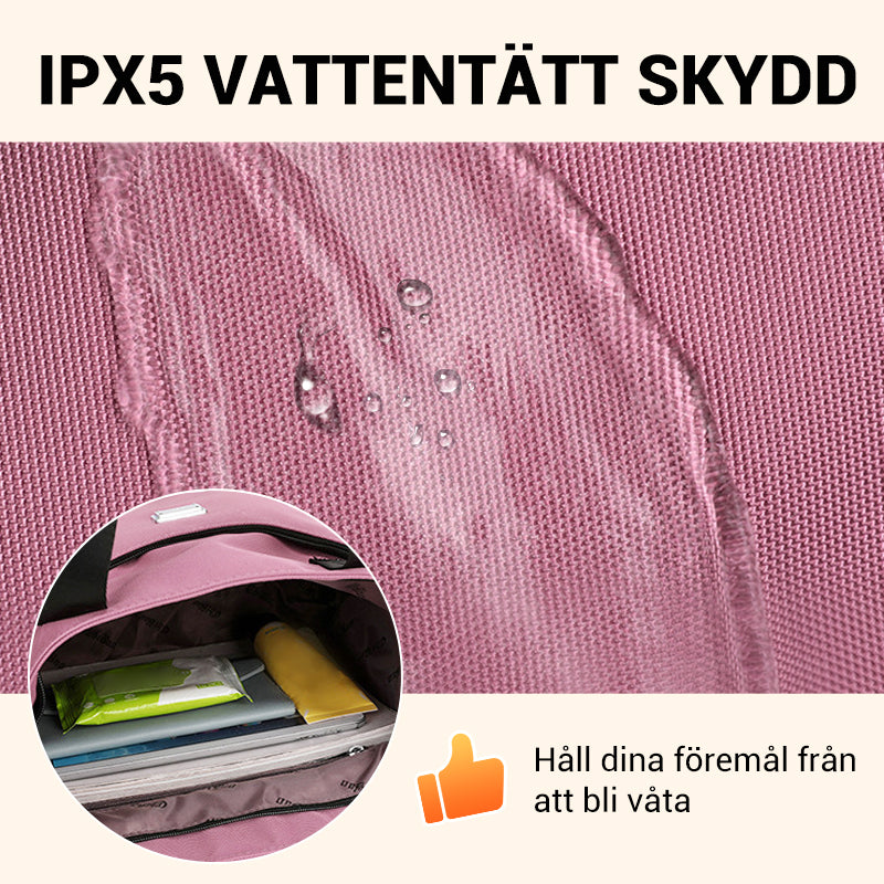 Lätt och vattentät axelväska i nylon