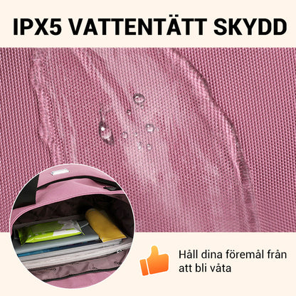 Lätt och vattentät axelväska i nylon