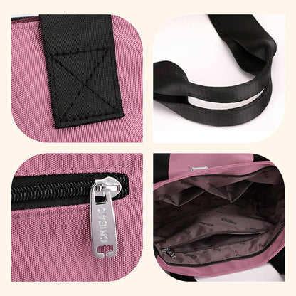 Lätt och vattentät axelväska i nylon