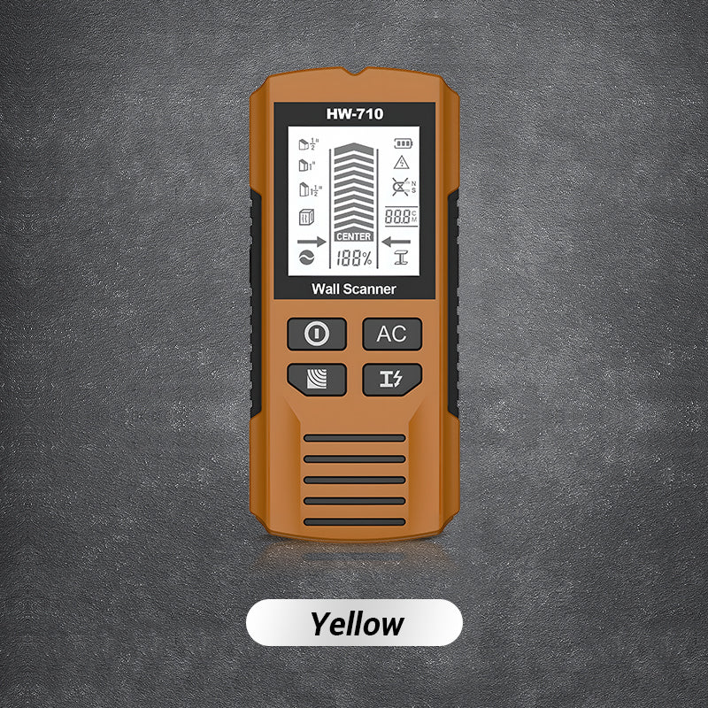 Professionell 5-i-1 Väggscanner – Hitta reglar, metall och elledningar säkert