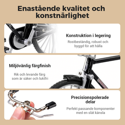 DIY Cykelmodellbyggsats - Detaljerad Skalmodell med Verktyg för Byggande och Utställning 🚴‍♂️🎁