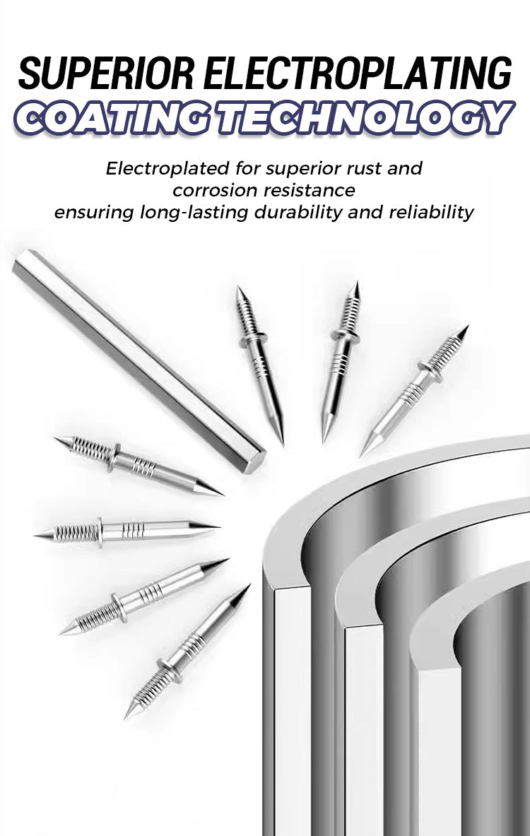 🔨 KÖP 2 FÅ 1 GRATIS! ✨ Sömlösa Sheepshead-spikar – Kolstål, Märker Inte Ytan & Lätt att Installera ⚙️