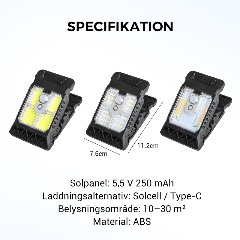 🌿Solcellslampa med rörelsesensor – Köp 2 nu, få 1 gratis! Perfekt för trädgården, balkongen och terrassen! 🏡