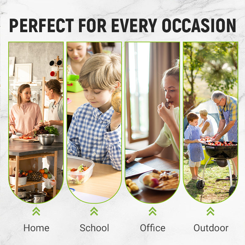 🍗Återanvändbara Förslutningsbara Aluminiumpåsar – Frigör Smak, Uppbevarar Färskhet & Perfekt för Matlådor/Grill🍱