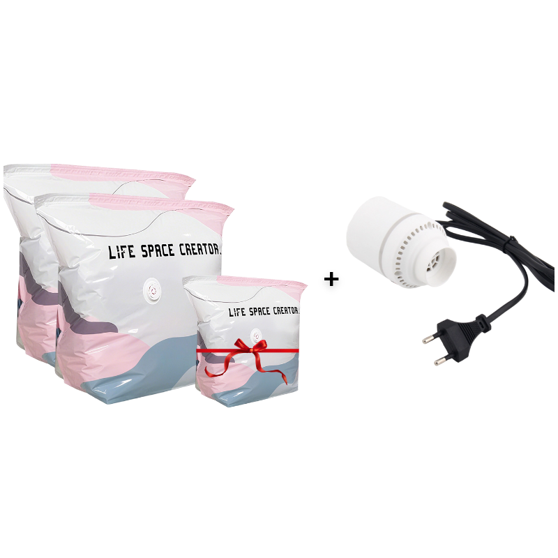 🧳 80 % utrymmesbesparing – stora vakuumpåsar utan pump | Smart förvaring & mer utrymme i hemmet