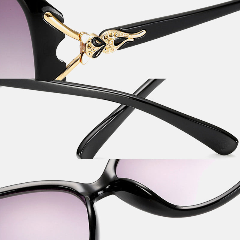 Överdimensionerade modesolglasögon för kvinnor