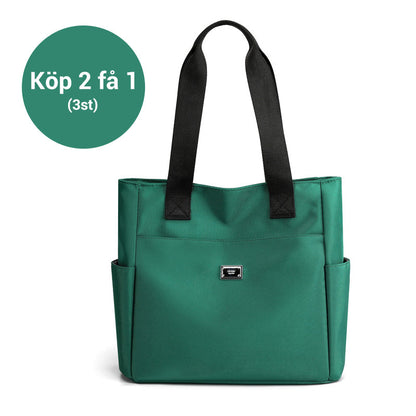 Lätt och vattentät axelväska i nylon