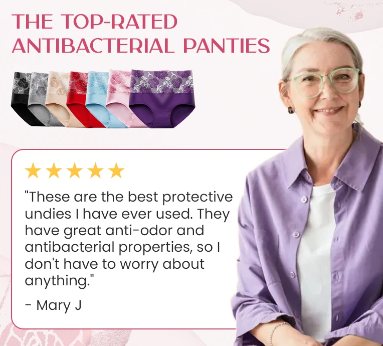 Hygroskopiska antibakteriella bomulls hög midja trosor med magkontroll