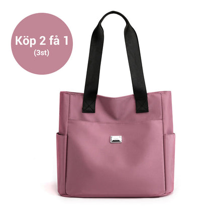 Lätt och vattentät axelväska i nylon