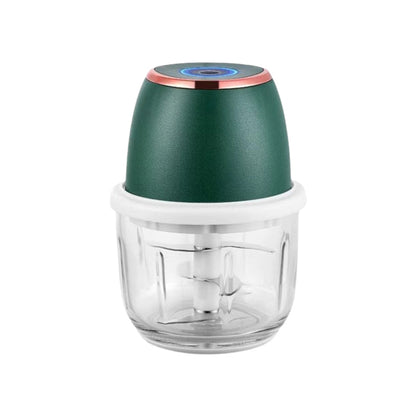 Trådlös Minihackare – Uppladdningsbar & Smidig 🧅 För vitlök, chili och barnmat