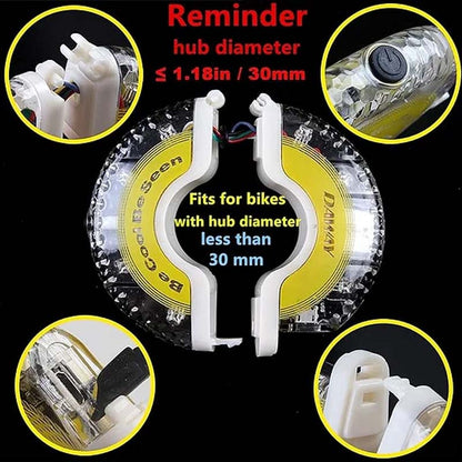 ✨ LED-cykelhjulslampa för nattcykling