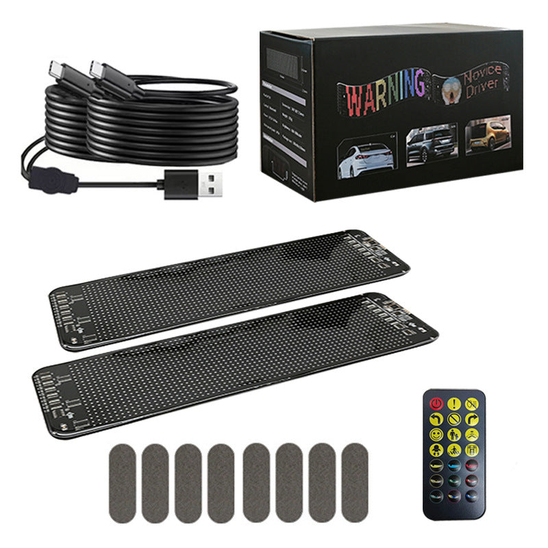 Färgglad ögonlampa för bilfönster