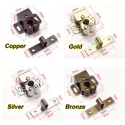 Klassiska Tryckknappskåpdörrar – Rostfritt Stål, Smidig Öppning & Enkel Installation