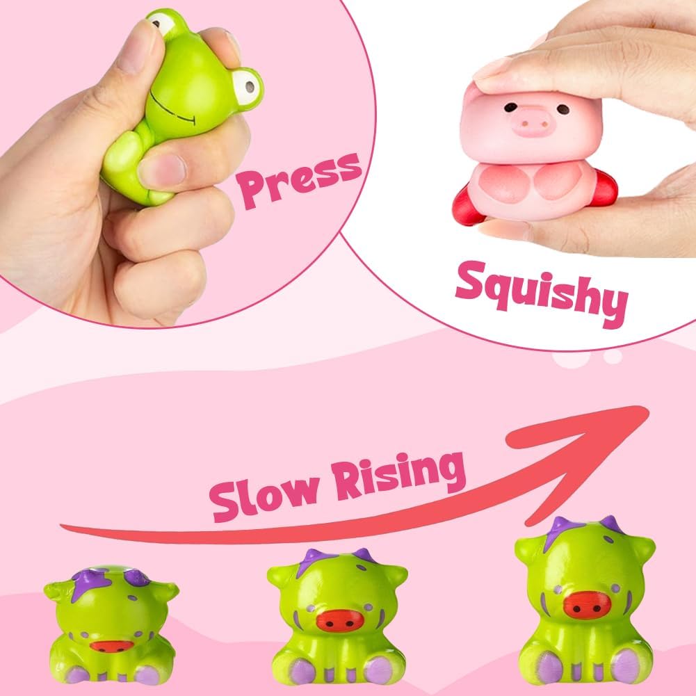 🔥Påskens bästa present 50 % RABATT – 🎁24 ST påskägg med förfyllda, långsamt stigande squishy-leksaker