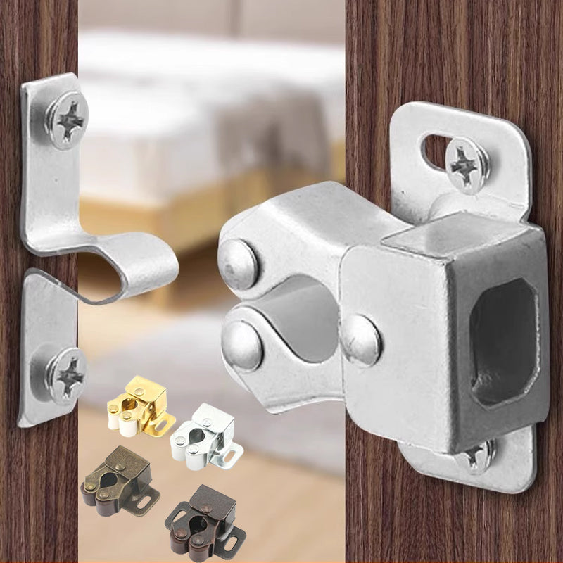 Klassiska Tryckknappskåpdörrar – Rostfritt Stål, Smidig Öppning & Enkel Installation