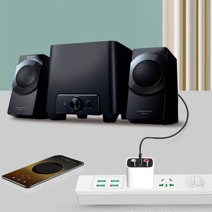 Hi-Fi Stereo Bluetooth Ljudadapter med AUX/RCA-utgångar