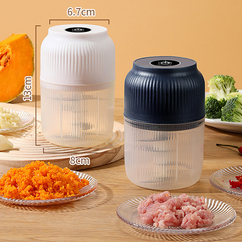 🧄⚡ Trådlös Mini Elektrisk Vitlökshackare – Kraftfull & Effektiv, Lätt att Rengöra & Perfekt för Köket 🔪