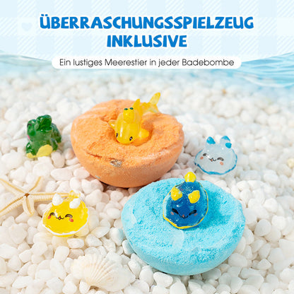 🛁 🎁 Badbomber för Barn med Överraskning Inuti – Färgglada, Hudvänliga & Perfekta som Present 🏐