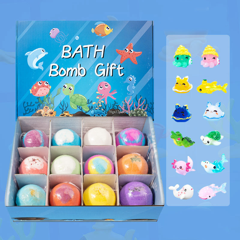 🛁 🎁 Badbomber för Barn med Överraskning Inuti – Färgglada, Hudvänliga & Perfekta som Present 🏐