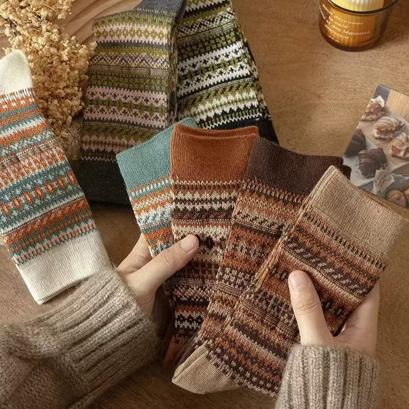 🌹Vintermönstrade sockar