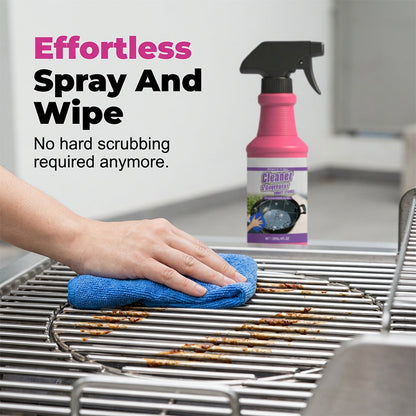 Snabbverkande, kraftfull avfettningsspray för grillar