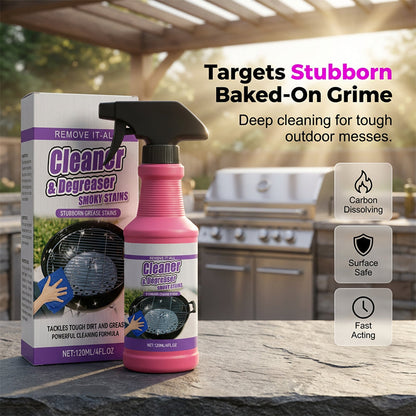Snabbverkande, kraftfull avfettningsspray för grillar