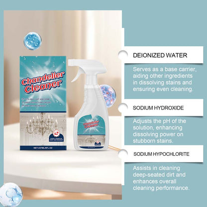 💡50 % RABATT🧼 Rengöringsspray för belysningsarmaturer | Effektiv fläckborttagning · Skonsam mot alla material och lämnar inga rester · Skyddar metall mot rost · Passar ljuskronor och dekorativa lampor