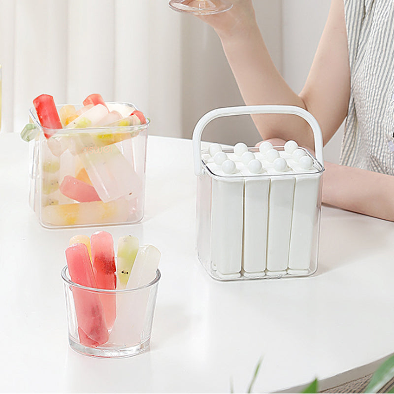 🍦Sommarens nödvändigheter🍦Silikonglassformar - Vridlås, läckagesäker, bärbar! 🧊🍦